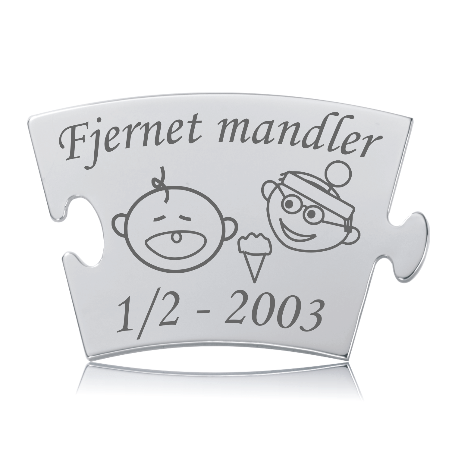 Fjernet mandler - Memozz Classic Mindebrik