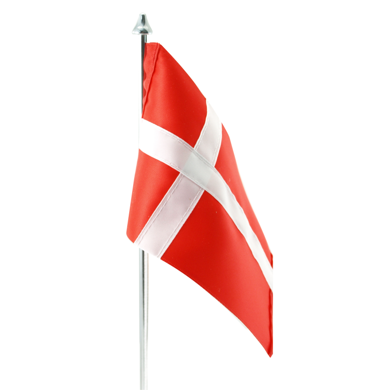 Dannebrog til Memozz Bordflag - Closeup Dannebrog til Memozz Bordflag - Closeup