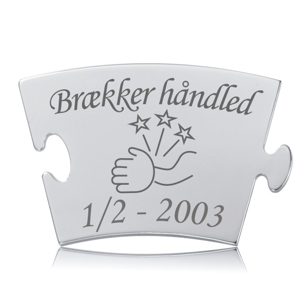 Memozz Classic mindebrik med Brækker håndled symbol